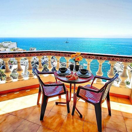 FRONT LiNE OCEAN ViEW 2BeD Wi-Fi YOUR HOLiDAY HOME Puerto de Santiago  Exterior foto