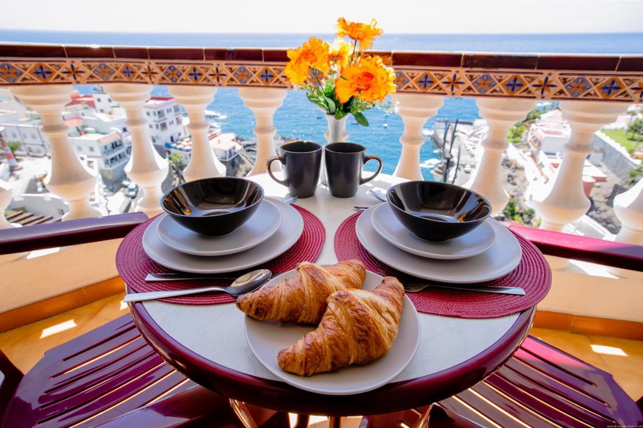 FRONT LiNE OCEAN ViEW 2BeD Wi-Fi YOUR HOLiDAY HOME Puerto de Santiago  Exterior foto