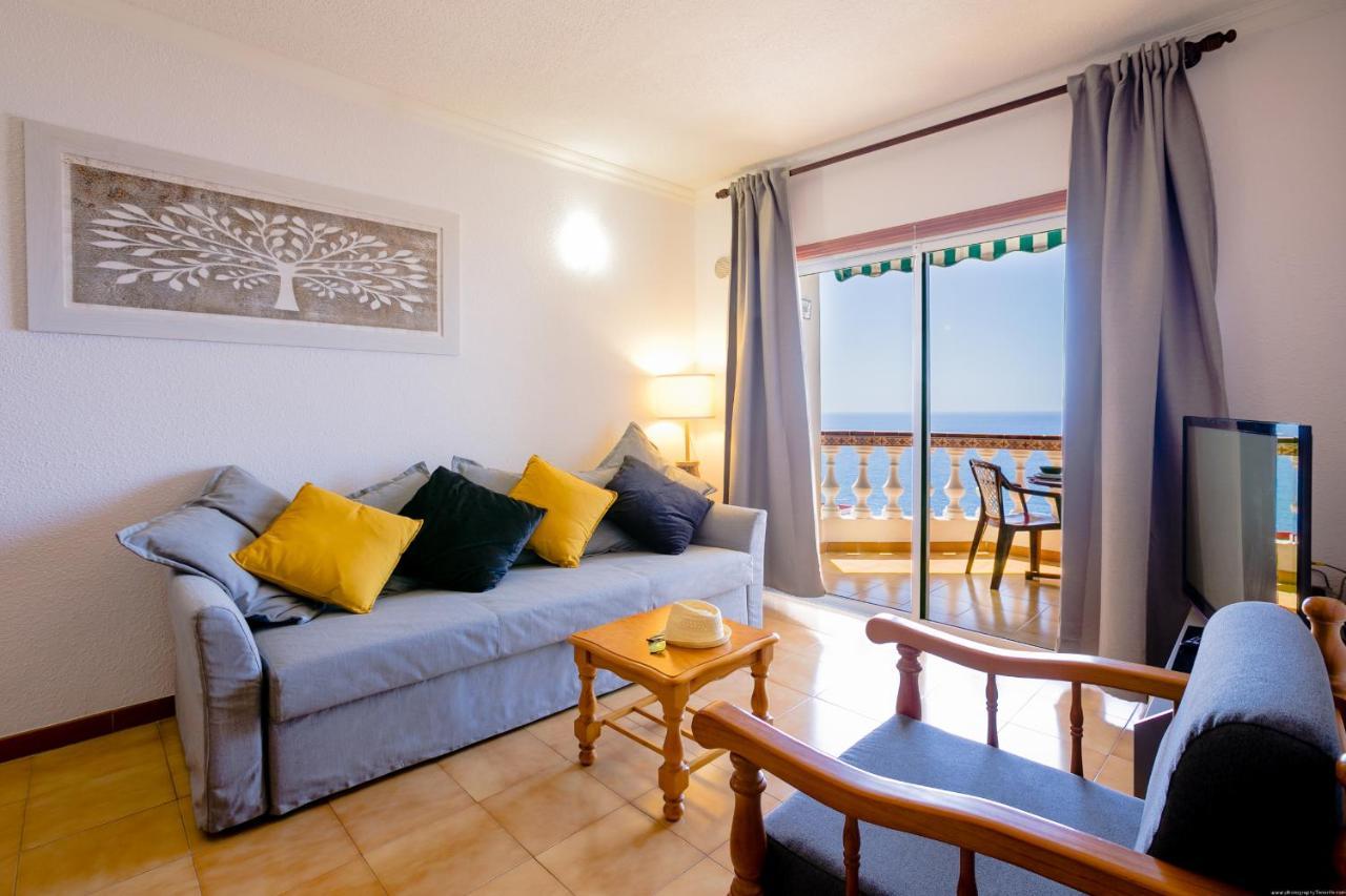 FRONT LiNE OCEAN ViEW 2BeD Wi-Fi YOUR HOLiDAY HOME Puerto de Santiago  Exterior foto